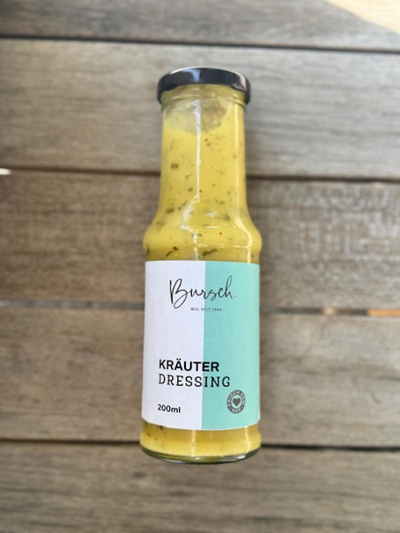 Produktfoto zu Salat-Dressing Kräuter 200g Glas