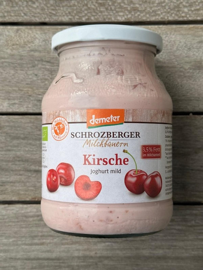 Produktfoto zu Joghurt Kirsch 500g Glas