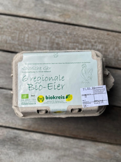 Produktfoto zu Bruderhahn-Eier 6 Stk.