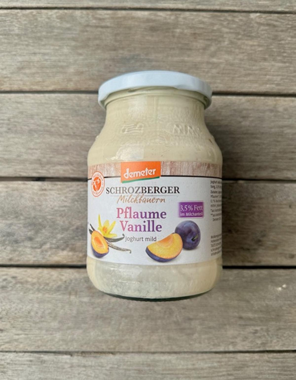 Produktfoto zu Joghurt Pflaume-Vanille