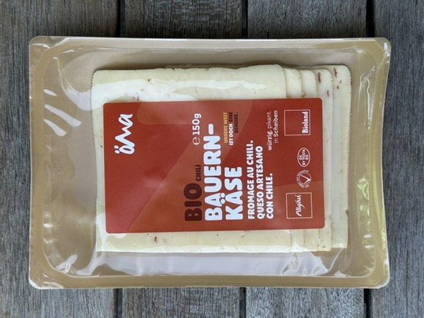 Produktfoto zu Chili Bauerkäse ÖMA 150g in Scheiben