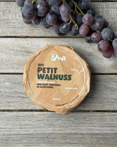 Produktfoto zu Le Petit Brie Walnuss 330g