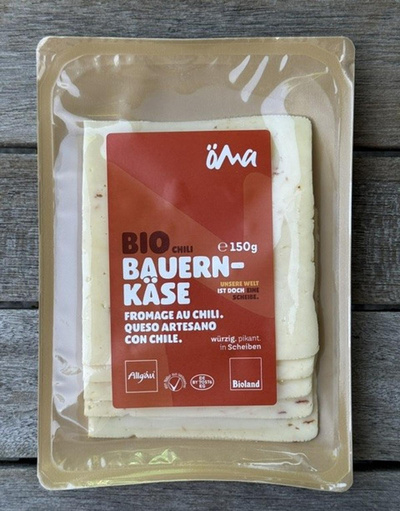 Produktfoto zu Chili Bauerkäse ÖMA 150g in Scheiben
