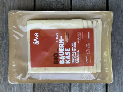 Produktfoto zu Chili Bauerkäse ÖMA 150g in Scheiben