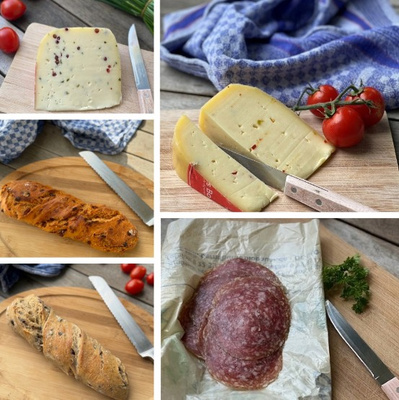 Das Bild zeigt eine Dinkel-Nussecke